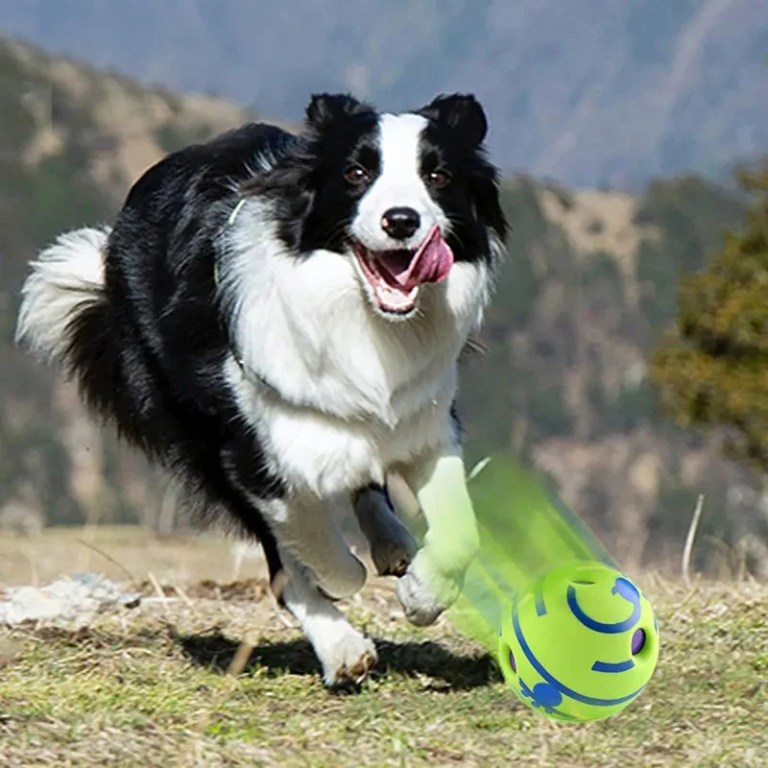 Wobble Wag Giggle Ball Dog Toy – Interactive Sound Ball 4