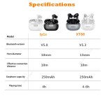 lenovo xt88 tws wireless earphone bluetooth Lenovo XT88 TWS Wireless Earphone Bluetooth 6