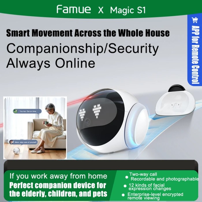 famue smart child & elderly care robot Famue Smart Child & Elderly Care Robot 2