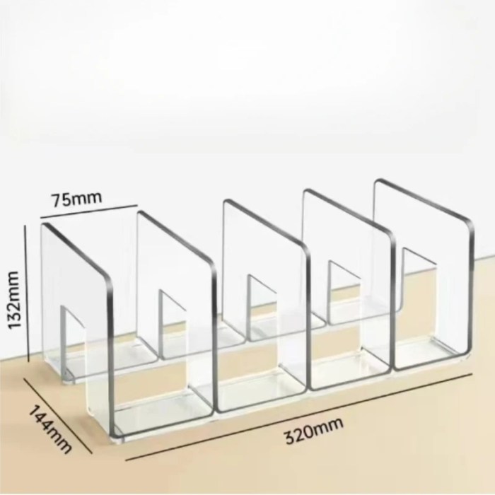 Kids’ Acrylic Shoe Rack – Clear 4-Compartment Baby Shoe Organizer for Home 3