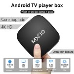 MX10 Smart TV Box – Quad Core 4K Android, 2.4G WiFi, Mini Set-Top (1GB+8GB) 2