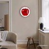apple shaped silent wall clock Apple-Shaped Silent Wall Clock 4
