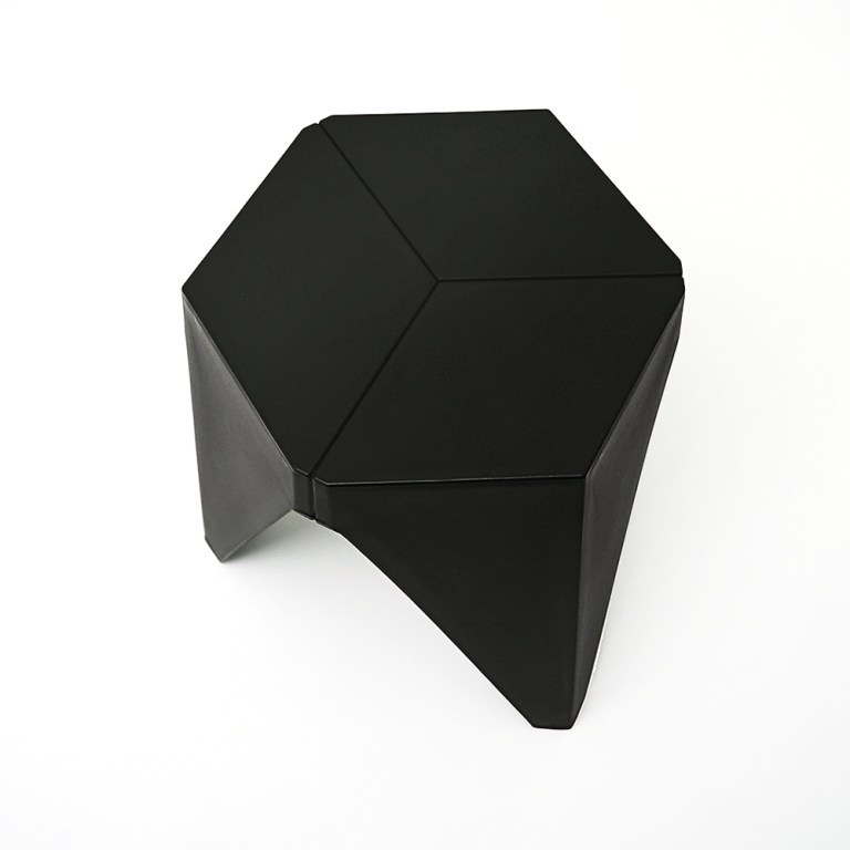 artiss 2x bar stools puzzle plastic foot stool black