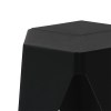 artiss 2x bar stools puzzle plastic foot stool black