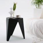 artiss 2x bar stools puzzle plastic foot stool black