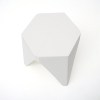 artiss 2x bar stools puzzle plastic foot stool white