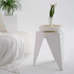artiss 4pc puzzle stool bar stools stackable white