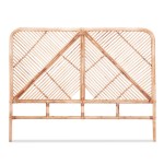 artiss bed headboard double bedhead rattan fred pine artiss bed headboard double bedhead rattan fred pine