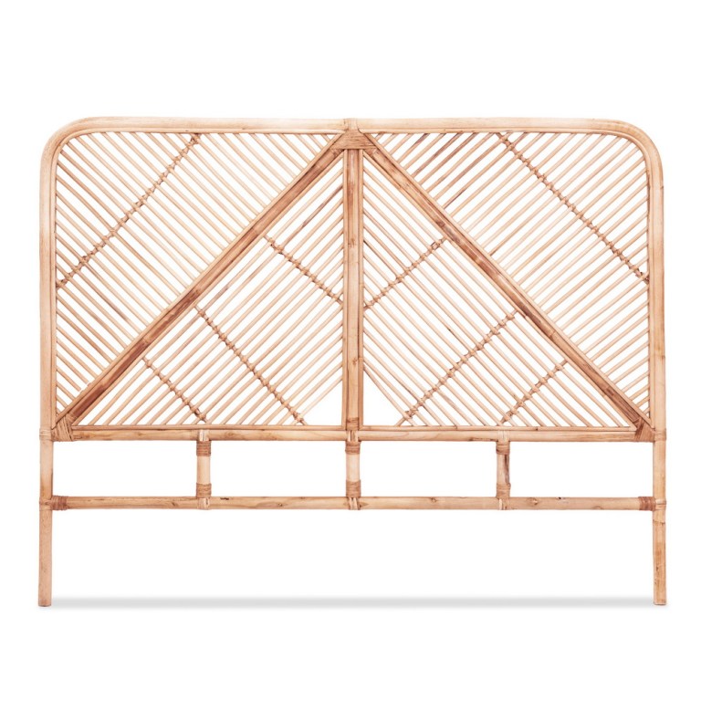 artiss bed headboard double bedhead rattan fred pine artiss bed headboard double bedhead rattan fred pine