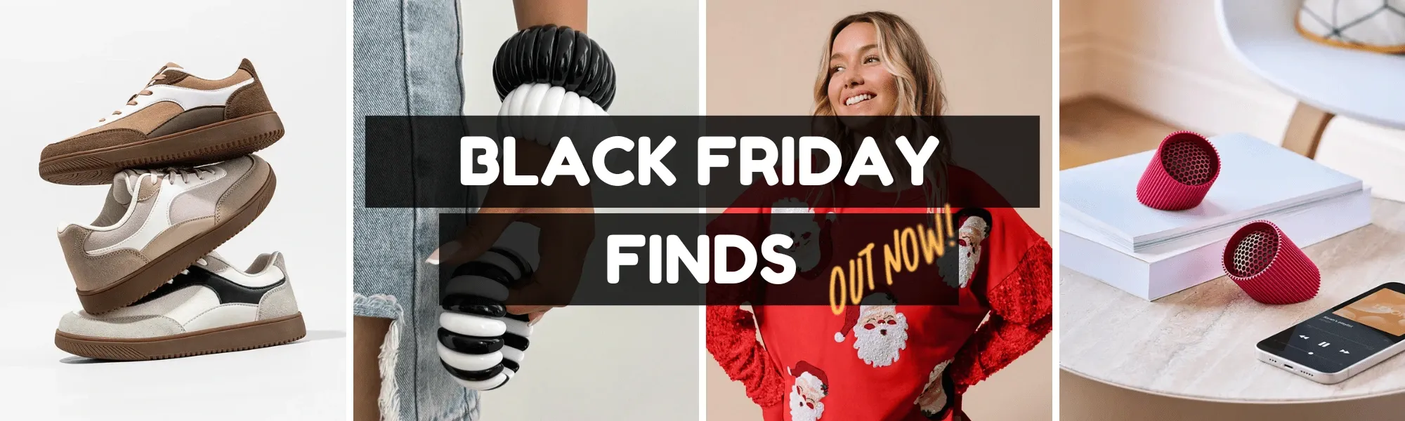 Black Friday deals: shoes, gadgets, clothing, speakers.
