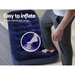 bestway single size inflatable air mattress navy bestway single size inflatable air mattress navy