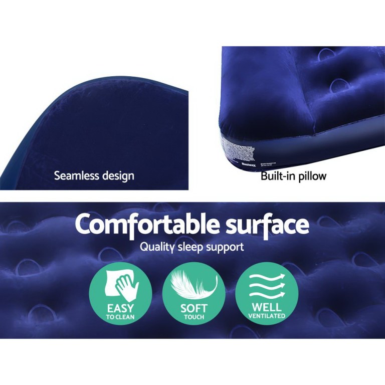 bestway single size inflatable air mattress navy bestway single size inflatable air mattress navy