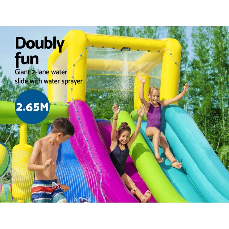 bestway water slide 710x310x265cm kids play park inflatable swimming pool
