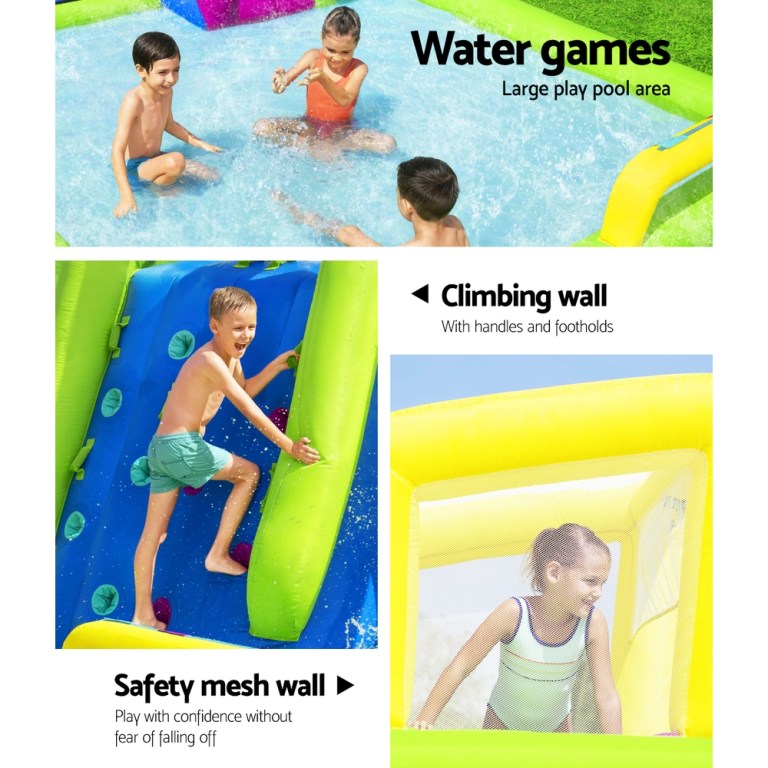 bestway water slide 710x310x265cm kids play park inflatable swimming pool
