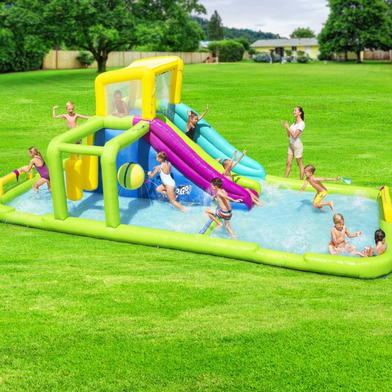 bestway water slide 710x310x265cm kids play park inflatable swimming pool