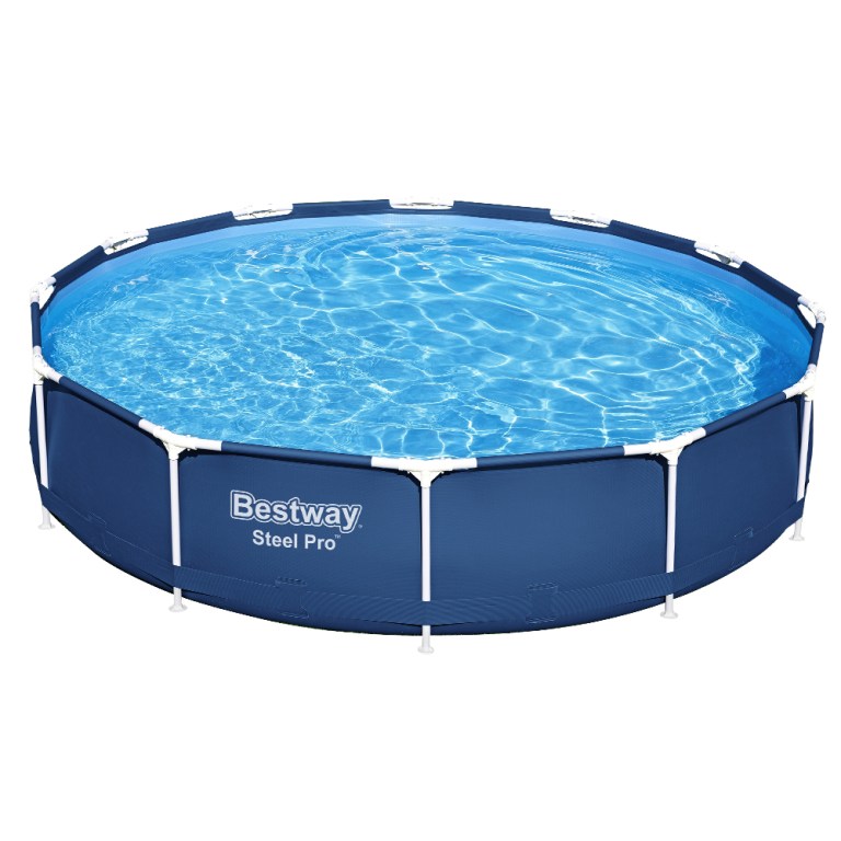 bestway swimming pool 366x76cm steel frame round above ground pools w/ filter pump 6473l bestway swimming pool 366x76cm steel frame round above ground pools w/ filter pump 6473l