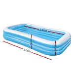 bestway kids pool 305x183x56cm inflatable above ground swimming pools 1161l bestway kids pool 305x183x56cm inflatable above ground swimming pools 1161l