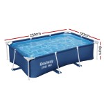 bestway swimming pool 259x170x61cm steel frame above ground pools 2300l bestway swimming pool 259x170x61cm steel frame above ground pools 2300l