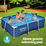 bestway swimming pool 259x170x61cm steel frame above ground pools 2300l bestway swimming pool 259x170x61cm steel frame above ground pools 2300l