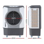 devanti evaporative air cooler conditioner commercial 45l