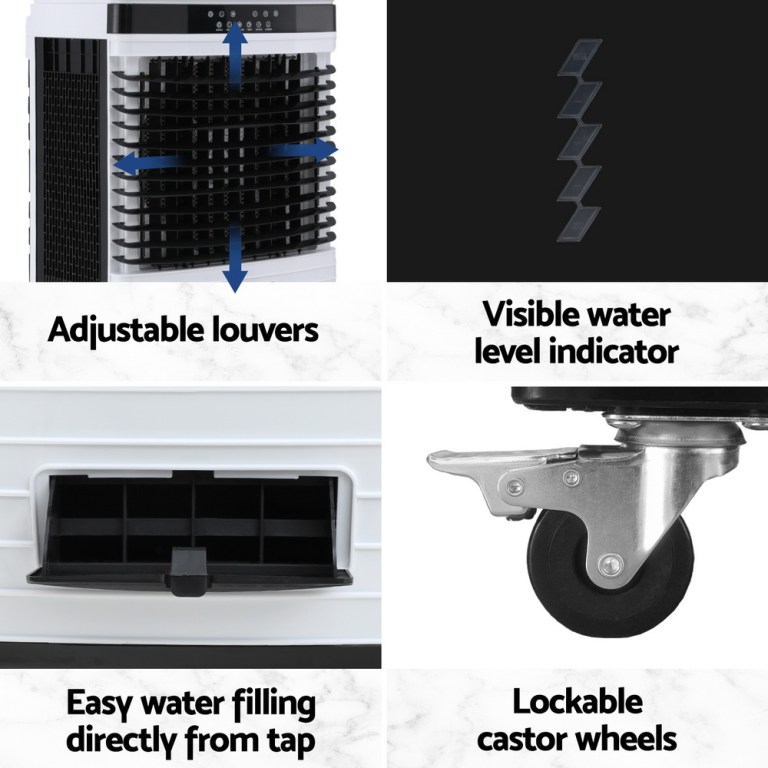 devanti 60l evaporative air cooler conditioner