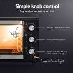 devanti 30l convection oven electric fryer ovens 1600w