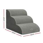 i.pet dog ramp steps foam 3 tier pet stairs for bed sofa car portable indoor
