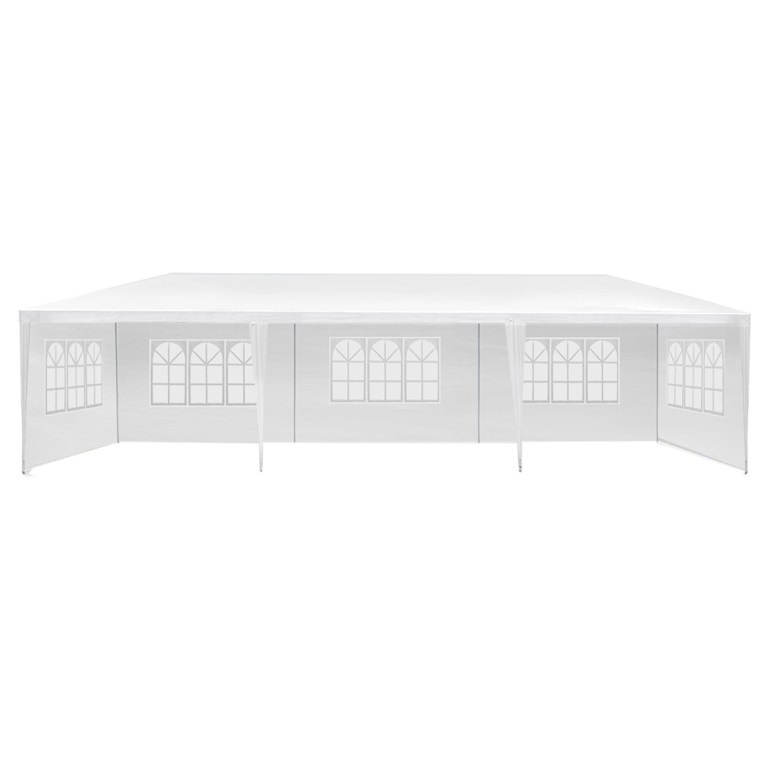 instahut gazebo 3x9m marquee wedding party tent outdoor camping side wall canopy 5 panel white instahut gazebo 3x9m marquee wedding party tent outdoor camping side wall canopy 5 panel white