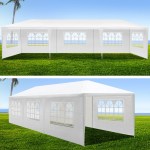 instahut gazebo 3x9m marquee wedding party tent outdoor camping side wall canopy 8 panel white instahut gazebo 3x9m marquee wedding party tent outdoor camping side wall canopy 8 panel white