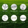 instahut gazebo 3x9m marquee wedding party tent outdoor camping side wall canopy 8 panel white
