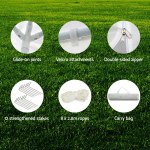 instahut gazebo 3x9m marquee wedding party tent outdoor camping side wall canopy 8 panel white instahut gazebo 3x9m marquee wedding party tent outdoor camping side wall canopy 8 panel white
