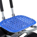 gardeon garden stool seat foldable with wheels blue gardeon garden stool seat foldable with wheels blue