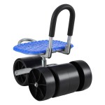 gardeon garden stool seat foldable with wheels blue gardeon garden stool seat foldable with wheels blue