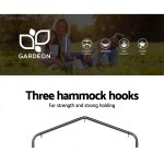 gardeon outdoor hammock chair with stand swing hanging hammock garden cream gardeon outdoor hammock chair with stand swing hanging hammock garden cream