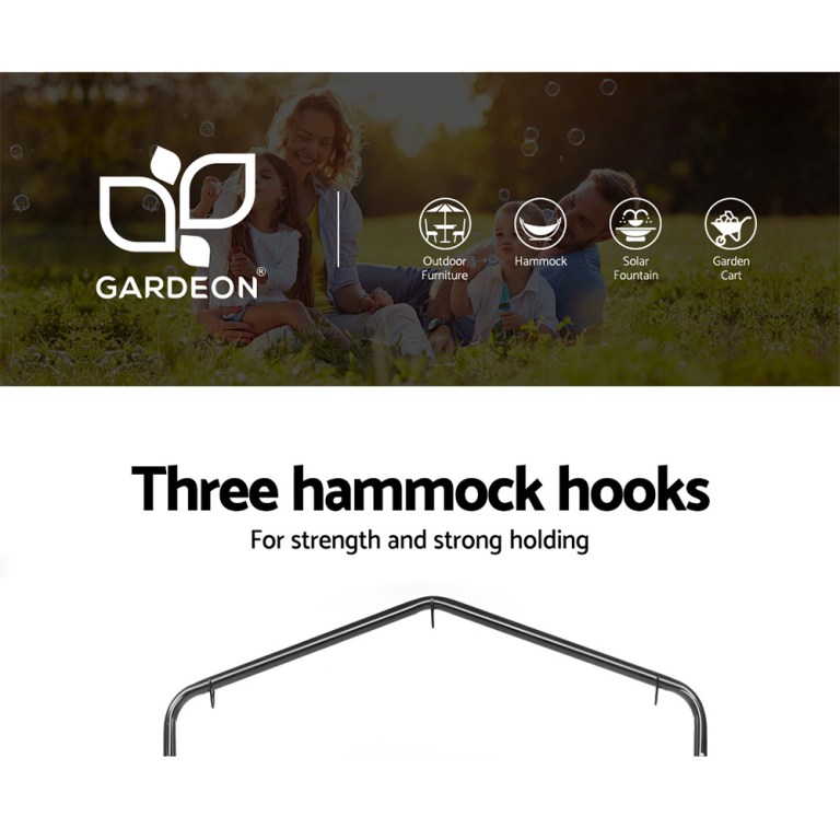 gardeon outdoor hammock chair with stand swing hanging hammock garden cream gardeon outdoor hammock chair with stand swing hanging hammock garden cream