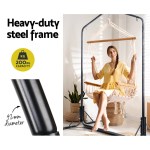 gardeon outdoor hammock chair with stand swing hanging hammock garden cream gardeon outdoor hammock chair with stand swing hanging hammock garden cream