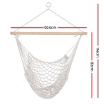 gardeon hammock chair outdoor hanging camping mesh indoor cream gardeon hammock chair outdoor hanging camping mesh indoor cream