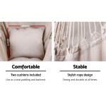 gardeon outdoor hammock chair with stand hanging hammock with pillow cream gardeon outdoor hammock chair with stand hanging hammock with pillow cream