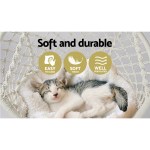 gardeon hammock chair outdoor hanging macrame cotton indoor cream gardeon hammock chair outdoor hanging macrame cotton indoor cream