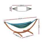 gardeon hammock bed outdoor camping timber hammock wooden stand gardeon hammock bed outdoor camping timber hammock wooden stand