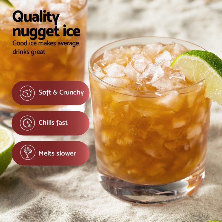 devanti ice maker machine 15kg nugget chewable ice cube devanti ice maker machine 15kg nugget chewable ice cube