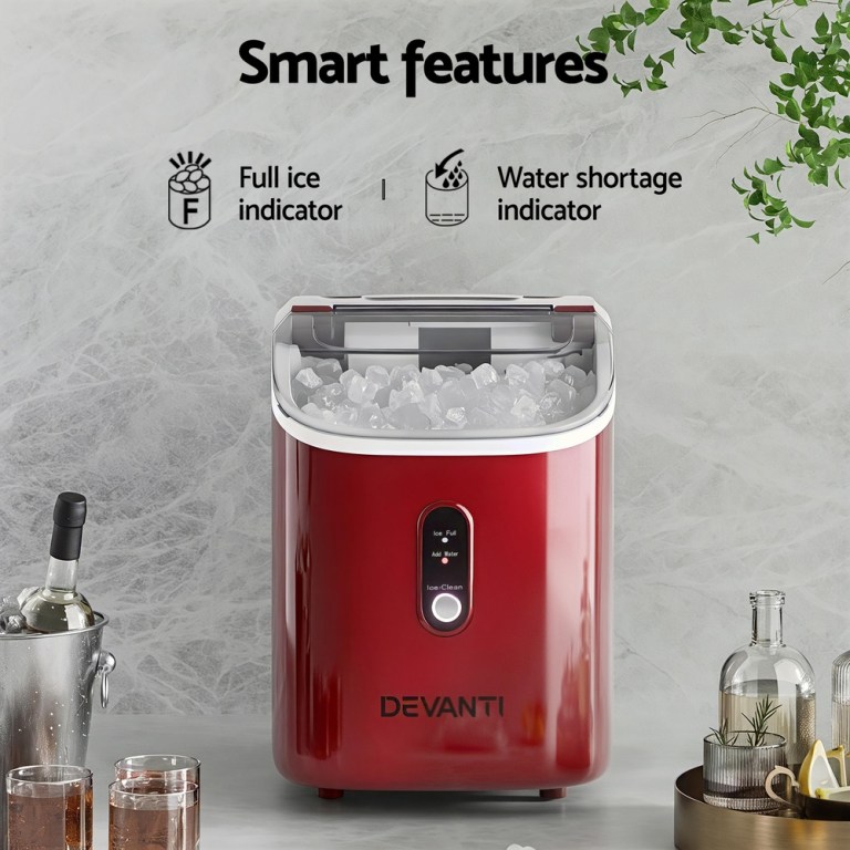 devanti ice maker machine 15kg nugget chewable ice cube devanti ice maker machine 15kg nugget chewable ice cube