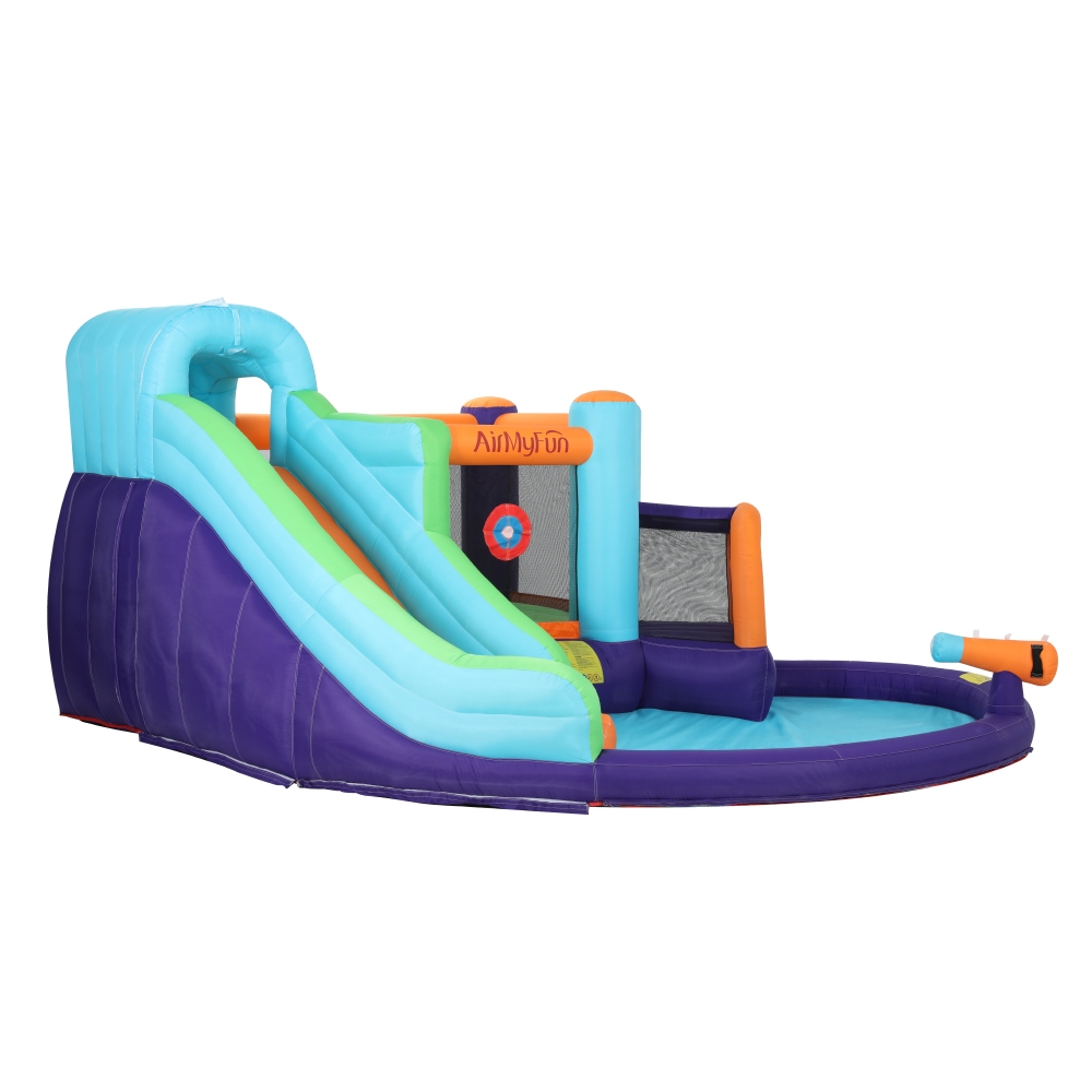 airmyfun inflatable water slide kids jumping castle trampoline outdoor