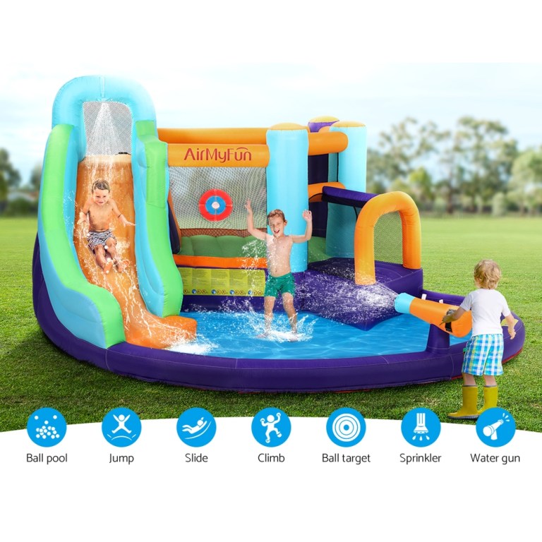 airmyfun inflatable water slide kids jumping castle trampoline outdoor airmyfun inflatable water slide kids jumping castle trampoline outdoor