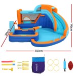 airmyfun kids inflatable pool water slide park jumping castle bounce 382x381cm airmyfun kids inflatable pool water slide park jumping castle bounce 382x381cm