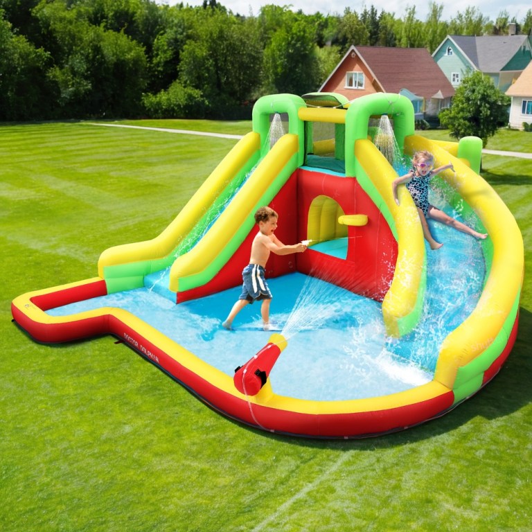 doctor dolphin kids inflatable pool water slide park jumping castle 575x445cm doctor dolphin kids inflatable pool water slide park jumping castle 575x445cm