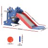 keezi kids slide set basketball hoop outdoor playground toy dragon 90cm blue keezi kids slide set basketball hoop outdoor playground toy dragon 90cm blue