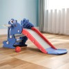 keezi kids slide set basketball hoop outdoor playground toy dragon 90cm blue keezi kids slide set basketball hoop outdoor playground toy dragon 90cm blue