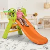keezi kids slide set basketball hoop indoor outdoor playground toys 100cm orange keezi kids slide set basketball hoop indoor outdoor playground toys 100cm orange