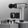 everfit massage gun 30 speed 6 heads vibration muscle massager chargeable black